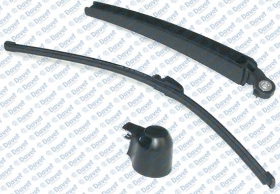 PLASTECH P12313 Arka Silecek Kolu + Silecek Supurgesi + Kapak Tiguan 2008-